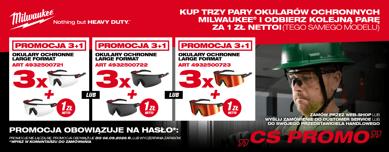 Okulary ochronne Large Format 3+1! 